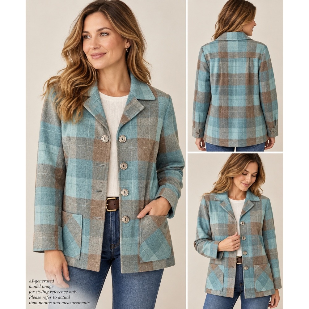 Pendleton Heritage Limited Edition 49er Jacket Women Medium Wool Plaid USA Made